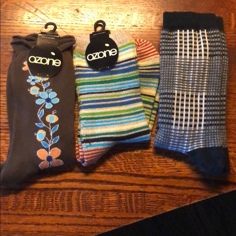 4 pair socks 3-Ozone 1-Missoni for Target